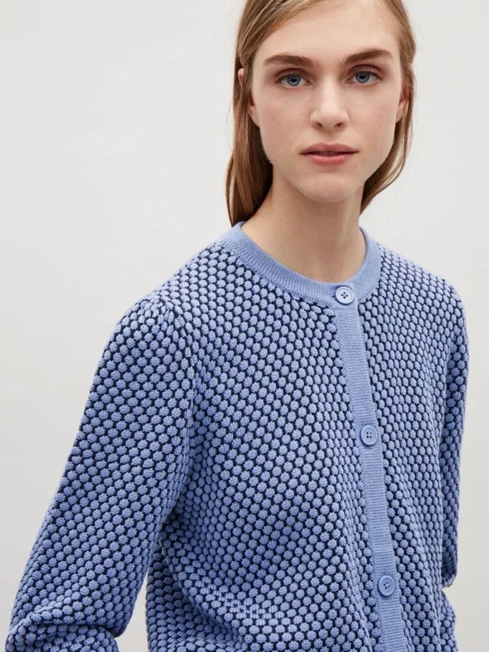 COS structured sleeve cardigan - L - Picture 1 of 3